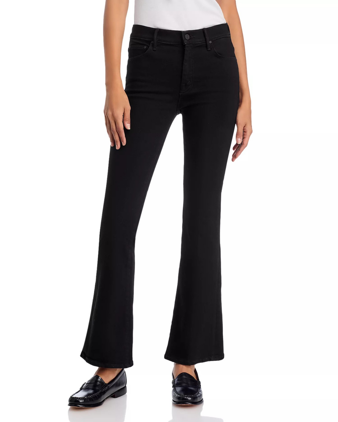 MOTHER The Weekender Mid Rise Flare Jeans MSRP $238