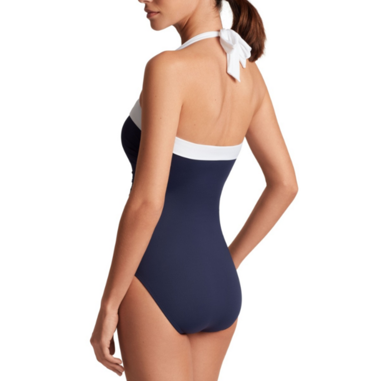Lauren Ralph Lauren Bel Air One-Piece Swimsuit MSRP $120