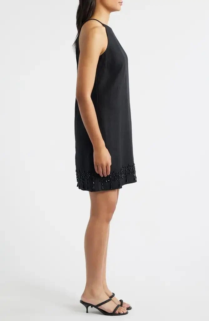 Tommy Bahama Two Palms Beaded Sleeveless Dress MSRP $188