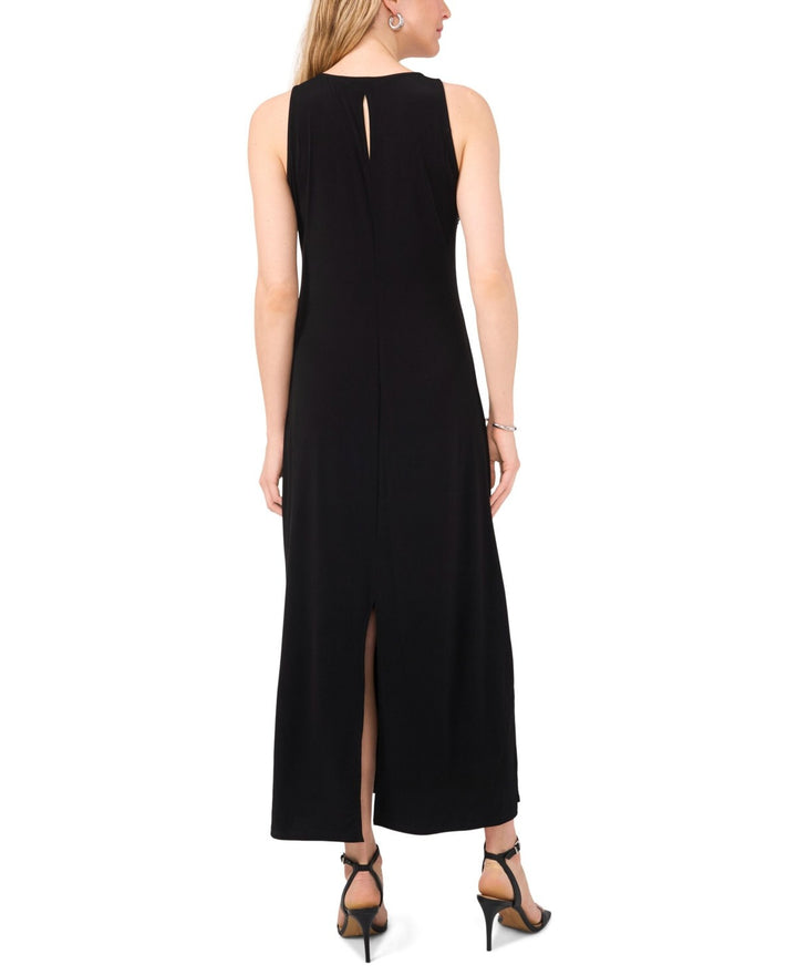 Vince Camuto Shine Crewneck Back Keyhole Sleeveless Dress MSRP $89