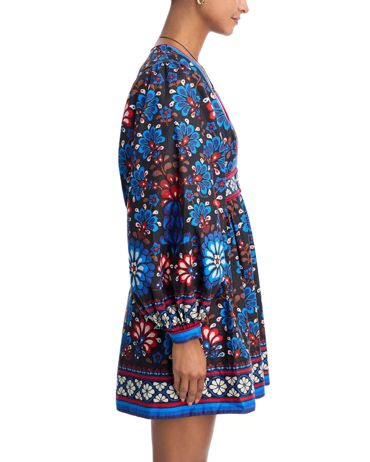 FARM Rio Button Front Mini Dress MSRP $248