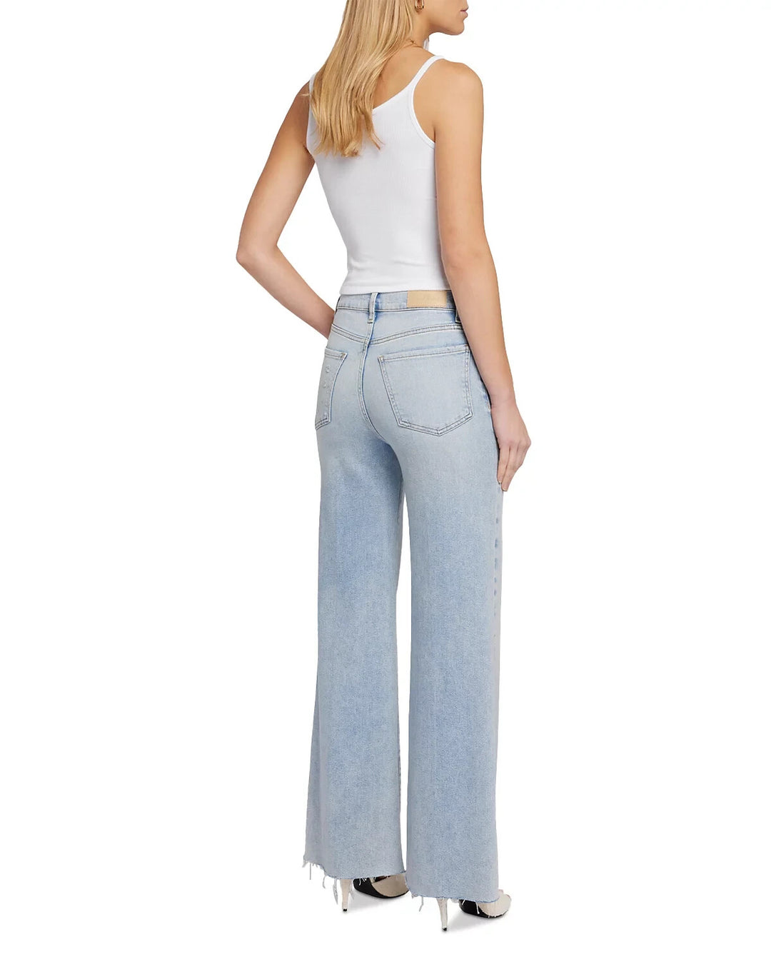 7 For All Mankind High Rise Wide Leg Jeans MSRP $228
