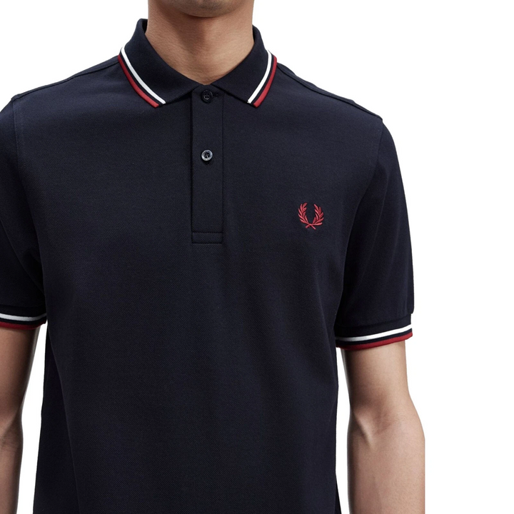 Fred Perry Twin Tipped Slim Fit Polo MSRP $98