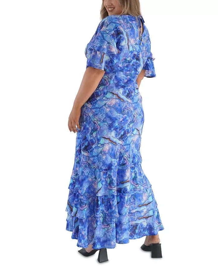 Dani Marie Marcy Ruffled Maxi Dress