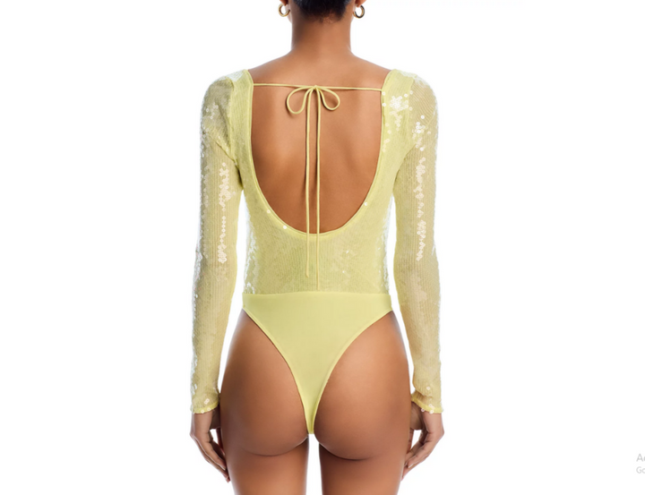 Bardot Verona Sequined Bodysuit MSRP $119