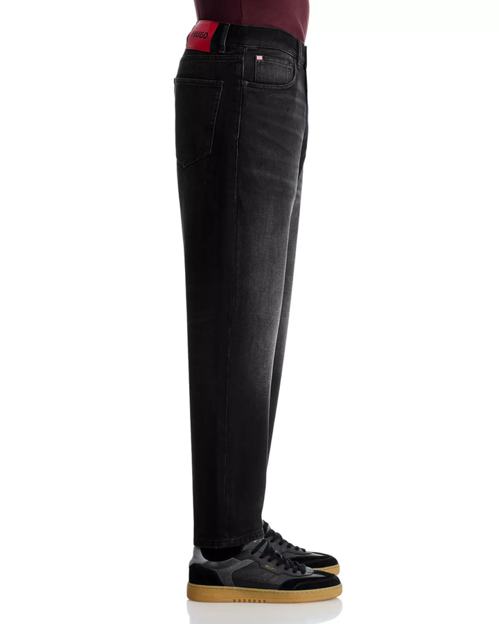 HUGO 838 Relaxed Tapered Fit Jeans in Dark Gray MSRP $179
