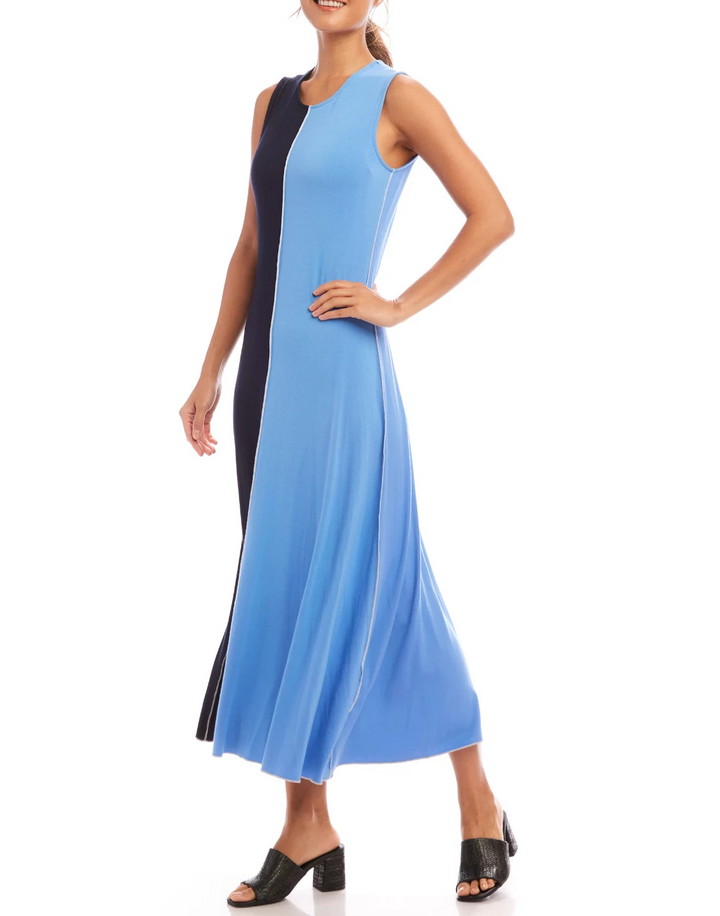 Karen Kane Color Blocked MIDI Dress MSRP $129