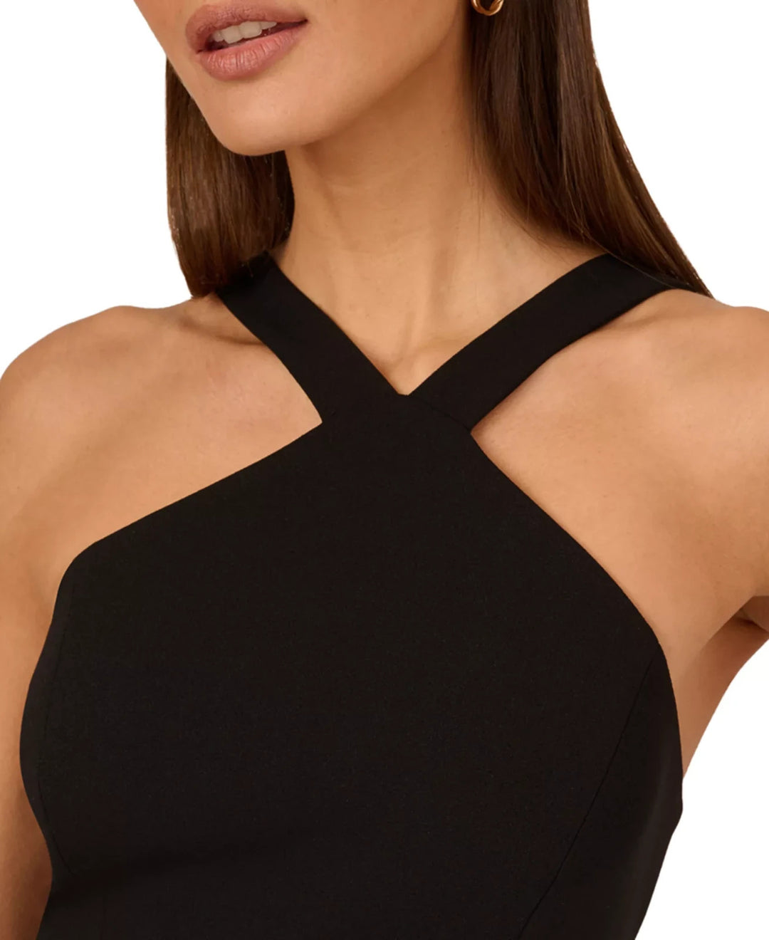 Adrianna by Adrianna Papell Women's Sequined Halter Dress MSRP $ 195
