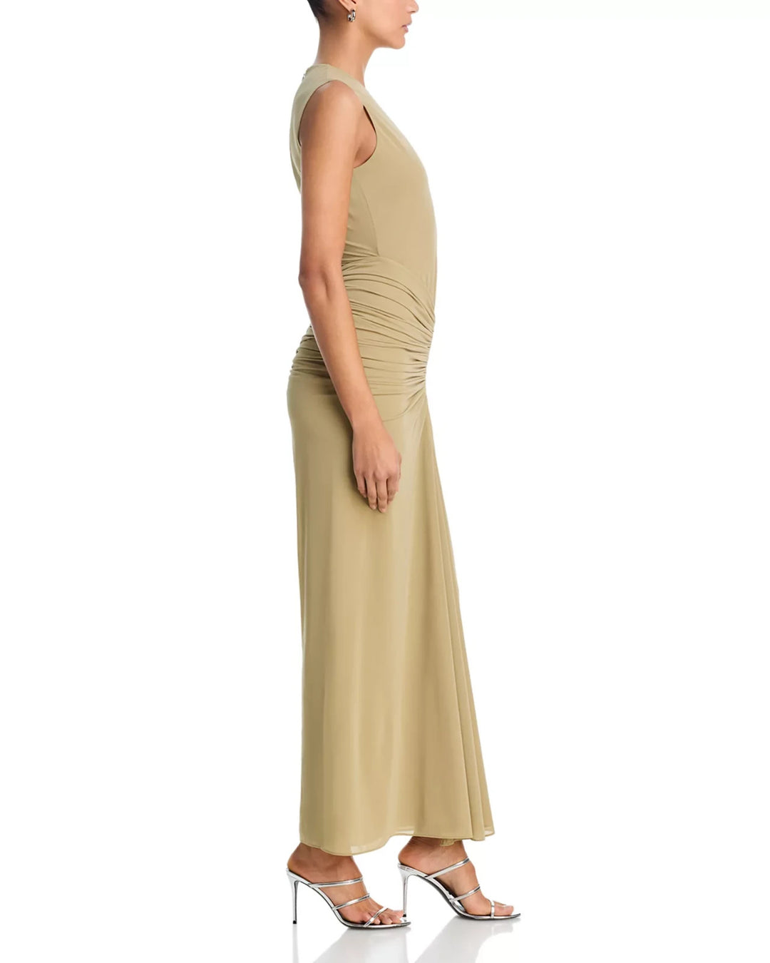 Ronny Kobo Hartley Gathered Dress MSRP $478