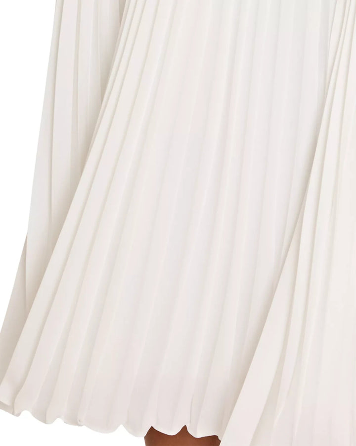 MILLY Haddy Pleated Midi Dress MSRP $450