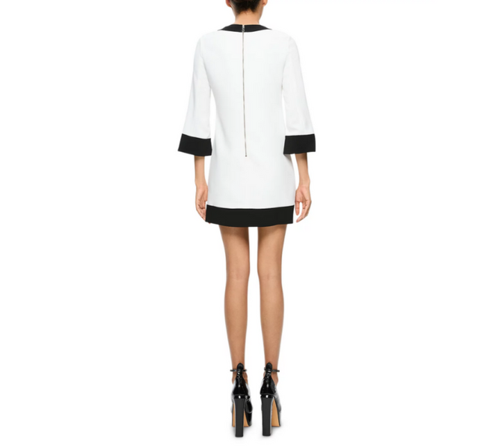 Alice and Olivia Eleonora Flare Sleeve Mini Dress MSRP $395
