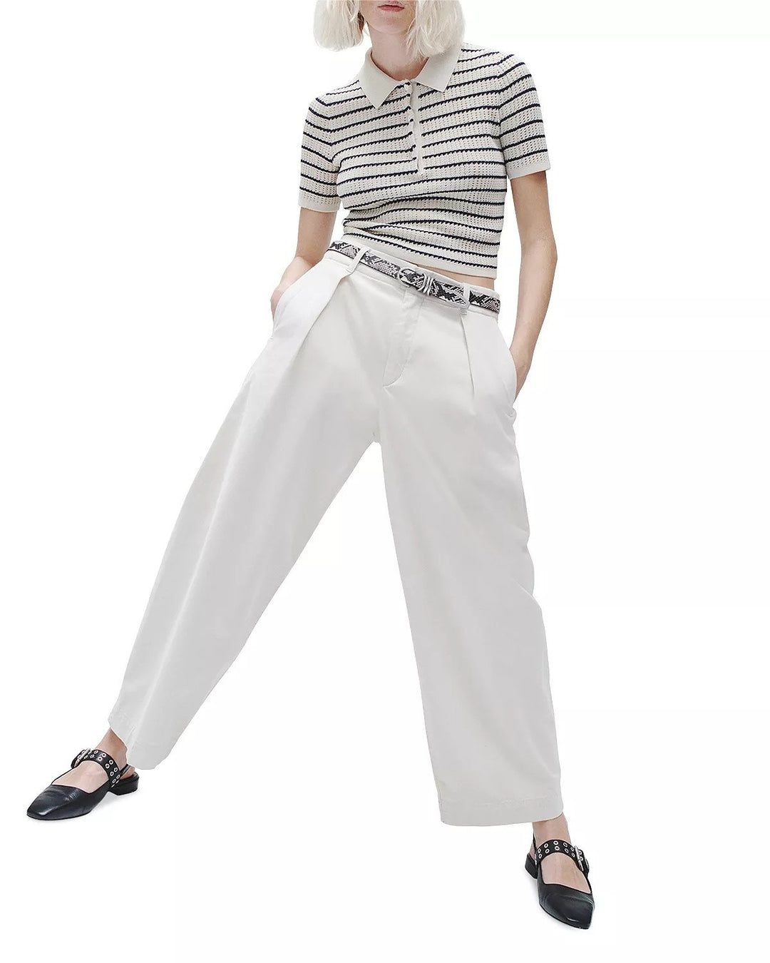 rag & bone Donovan Wide Leg Pants MSRP $298