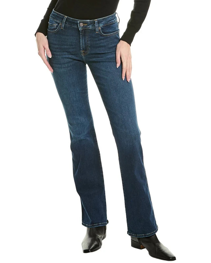 7 For All Mankind Women's Kimmie Mid-Rise Bootcut Jeans MSRP $168