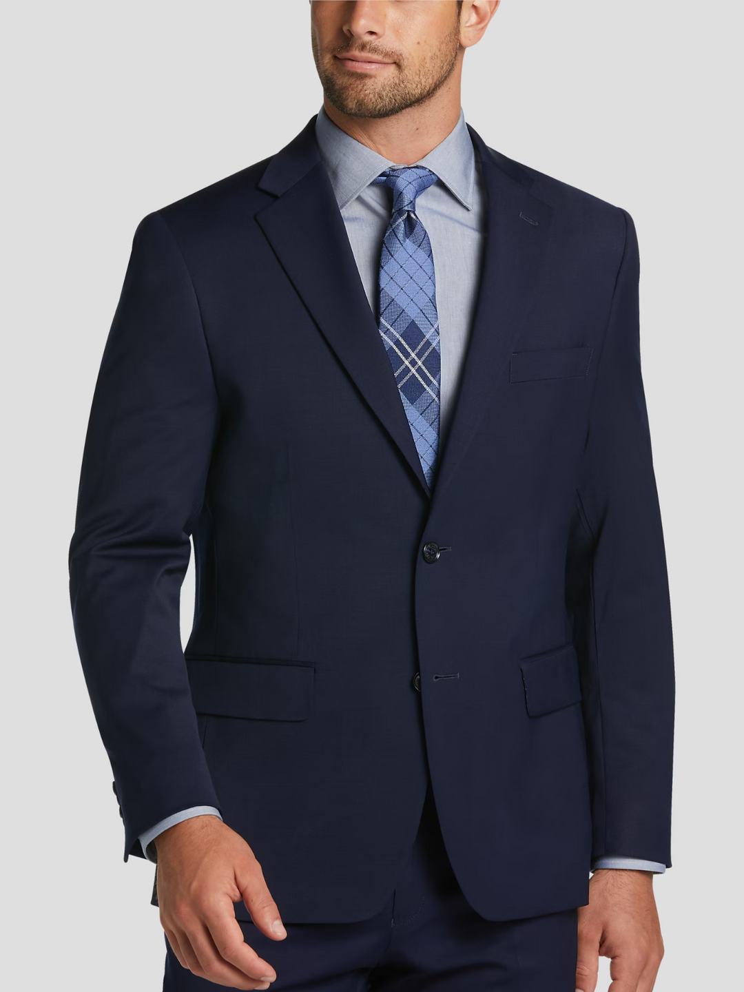 Tommy Hilfiger Men's Modern-Fit Wool Stretch Suit Separates Jacket MSRP $450