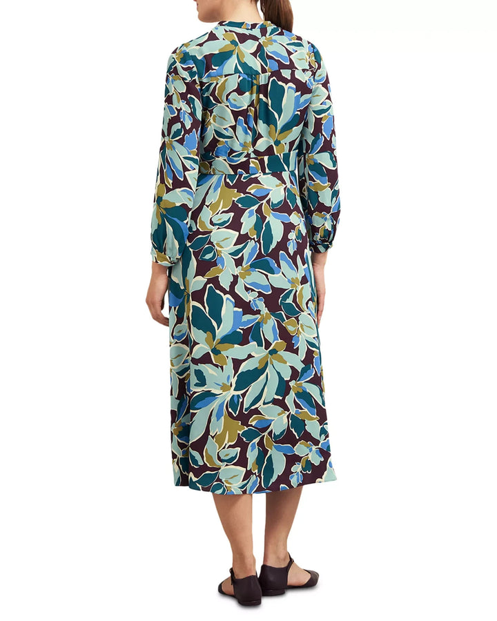 HOBBS LONDON Lea Printed Midi Dress MSRP $355
