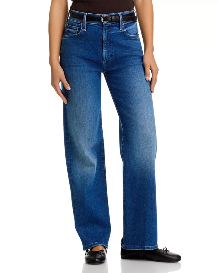 MOTHER The Rambler Zip Flood High Rise Jeans in Nip It In The Bud MSRP $238