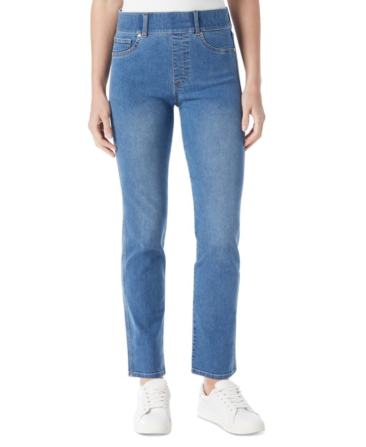 Gloria Vanderbilt Shape Effect Pull-On Straight-Leg Jeans MSRP $50