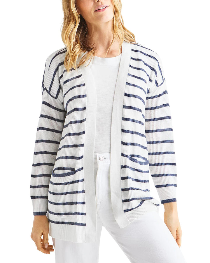 Splendid Luna Striped Cardigan MSRP $188