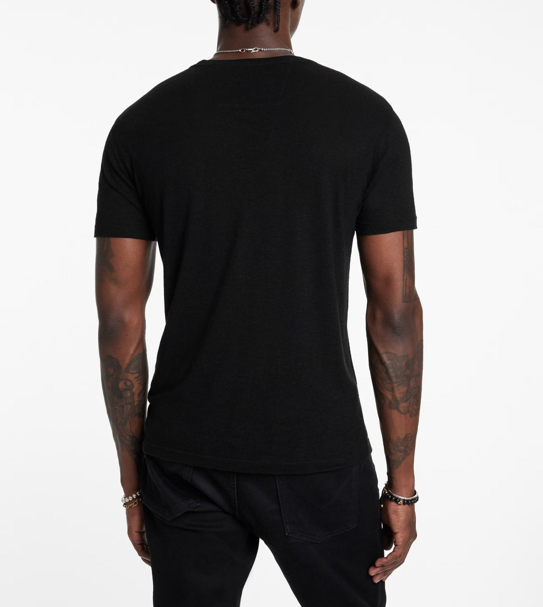 John Varvatos Embroidered Skull Men's T Shirt MSRP $148