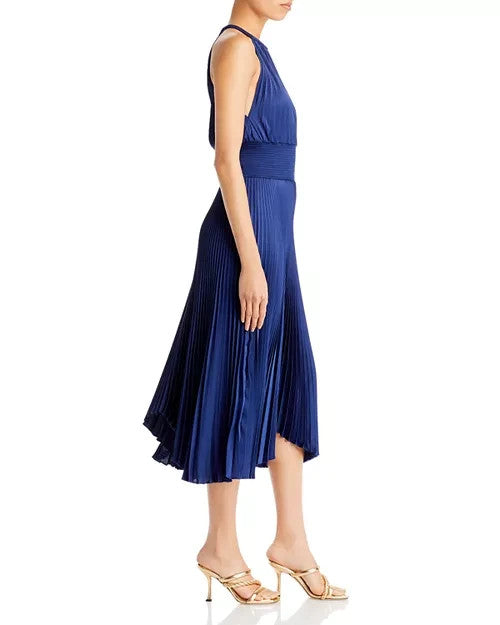 A.L.C.Renzo II Pleated Halter Dress MSRP $595