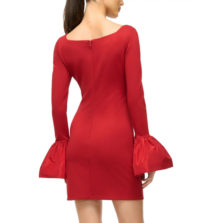 STAUD Hawthorne Bell Cuff Dress MSRP $345