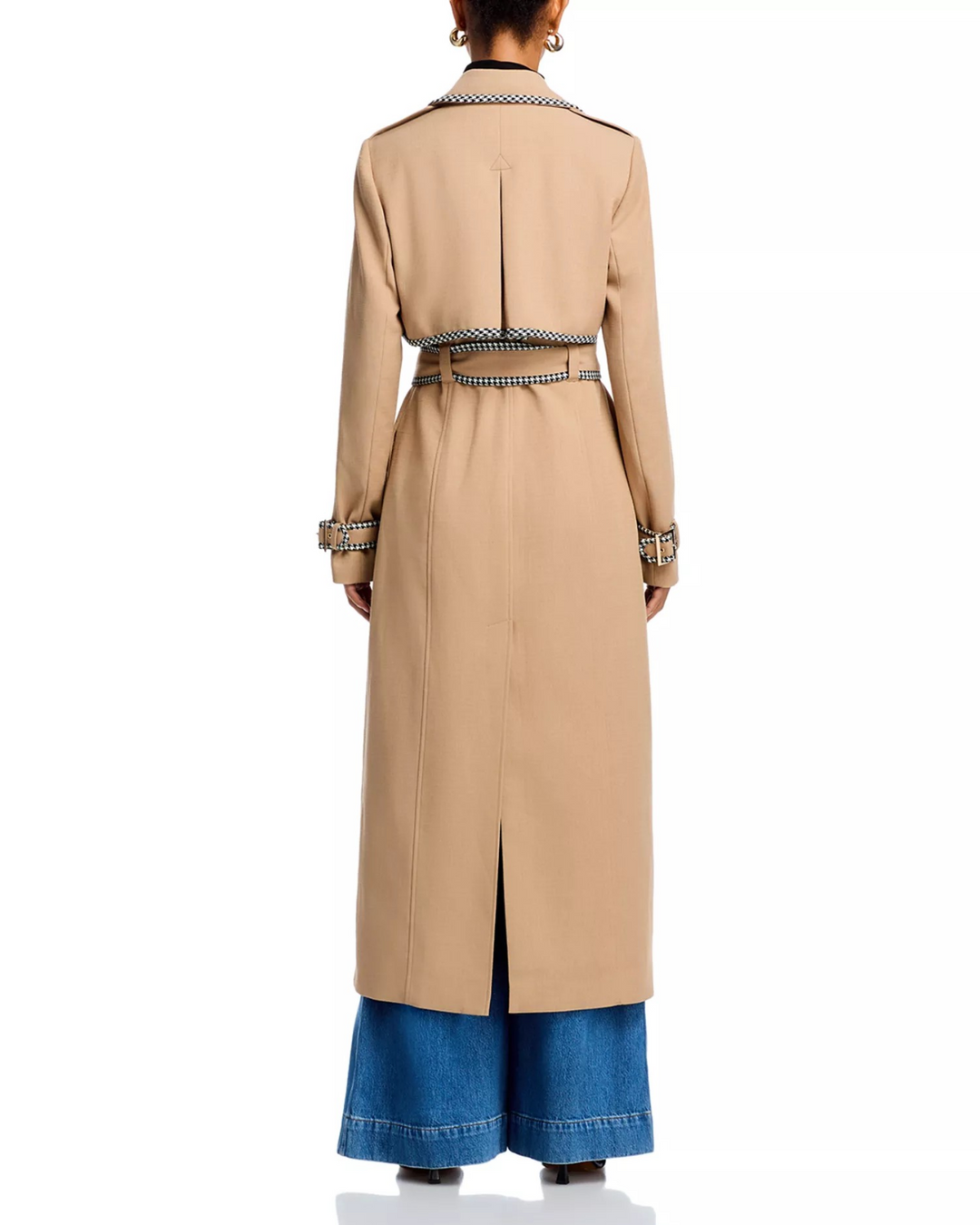 TOCCIN Aria Double Breasted Gabardine Coat MSRP $795