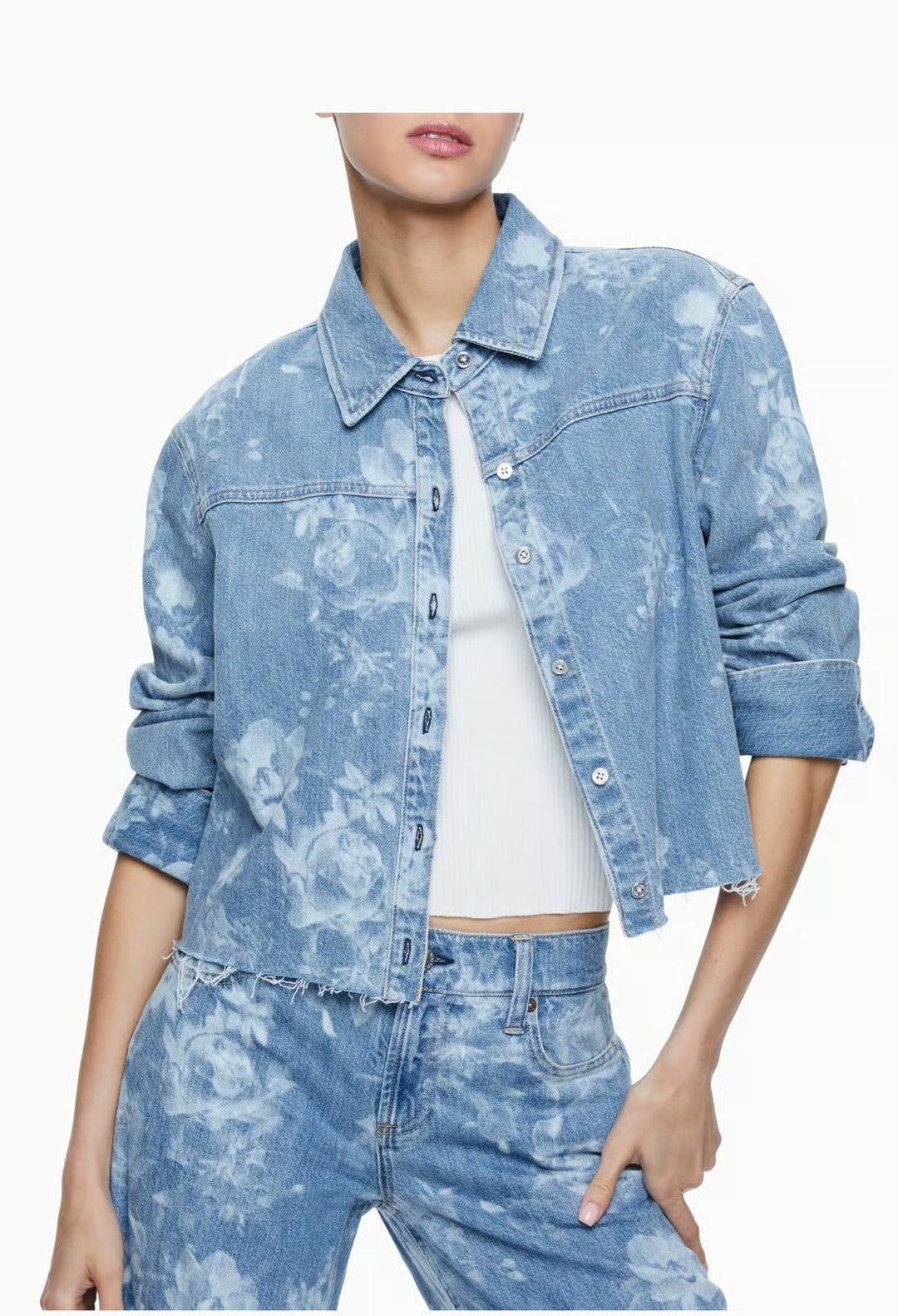 Alice + Olivia Finely Button-Down Shirt MSRP $330