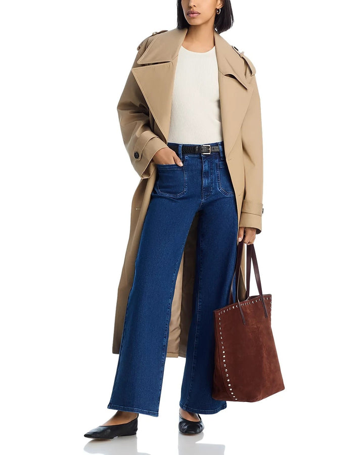 Frame Le Slim Palazzo Modernist Pocket Jeans MSRP $288