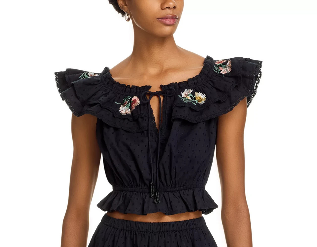 Rahi Embroidered Top MSRP $68
