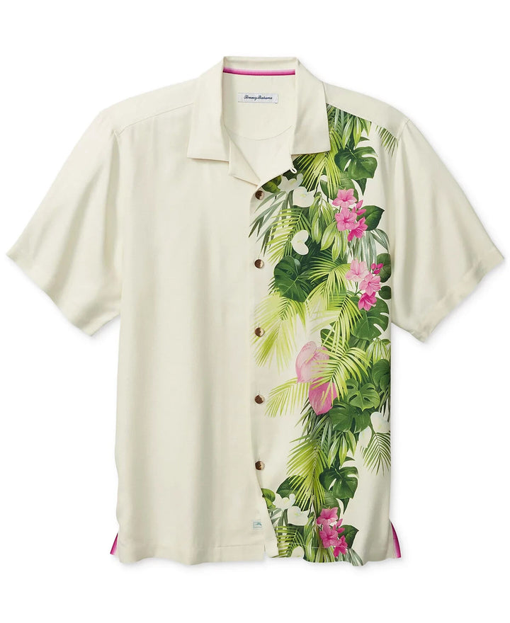Tommy Bahama Men's Paradise Vines Short Sleeve Button-Front Silk Camp Shirt $158