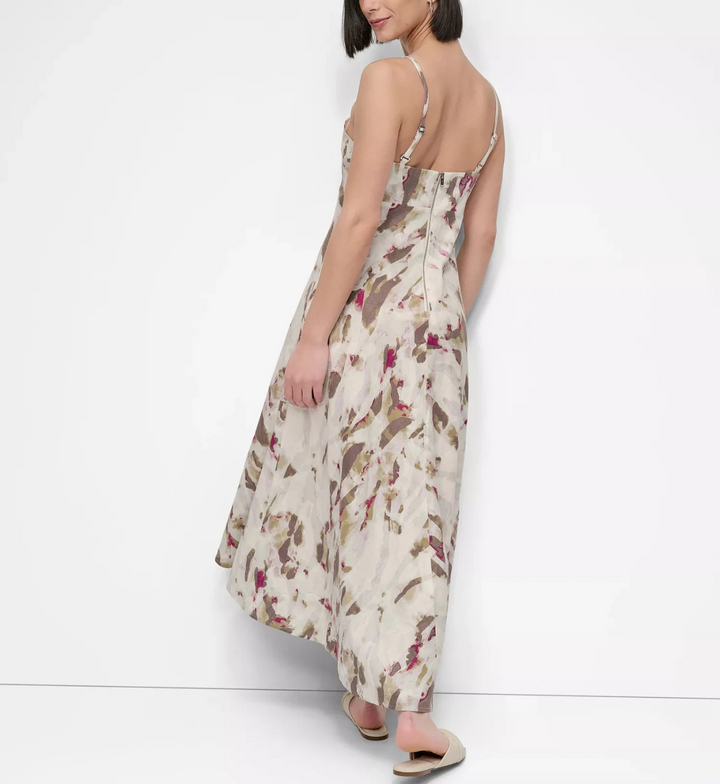 DKNY Women's Sweetheart-Neck Inset Empire-Waist Dress MSRP $149