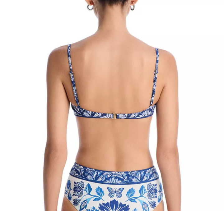 FARM Rio Delicate Tapestry Bikini Top MSRP $130