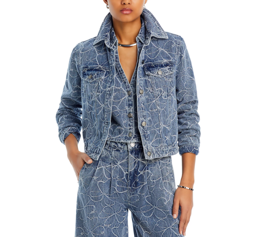 Ramy Brook Hoff Denim Jacket MSRP $445