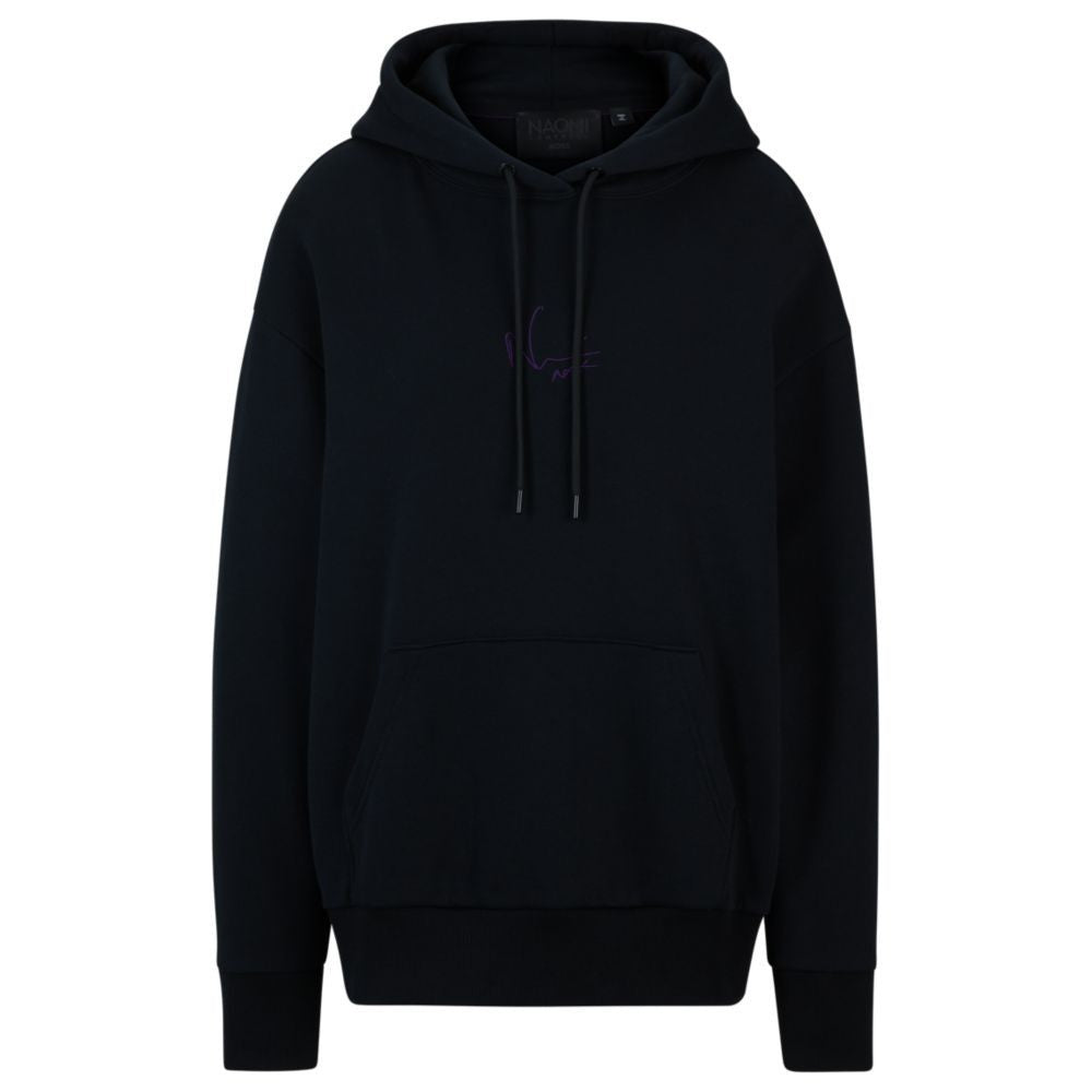 NAOMI X BOSS Cotton-terry Sweatshirt with Ribbed Trims MSRP $278