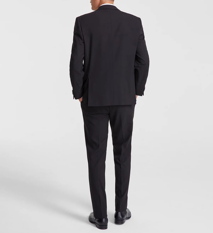 Perry Ellis Portfolio Perry Ellis Men's Modern-Fit Solid Nested Suit MSRP $395