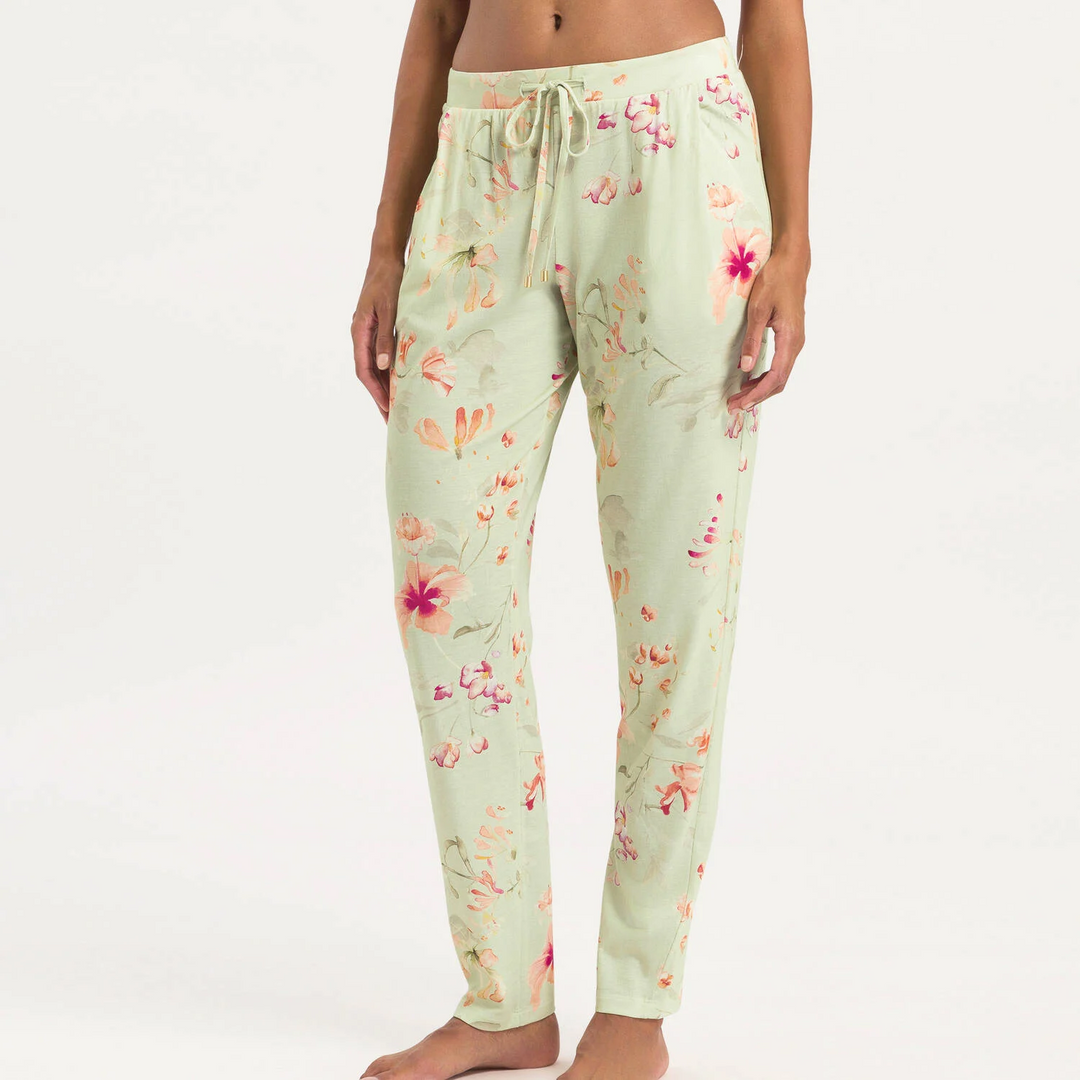 Hanro Sleep & Lounge Printed Knit Long Pants MSRP $160
