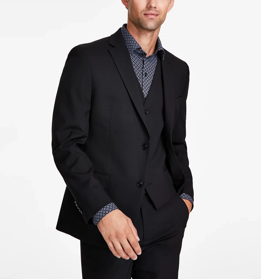 Alfani Slim-Fit Stretch Solid Suit Jacket MSRP $360