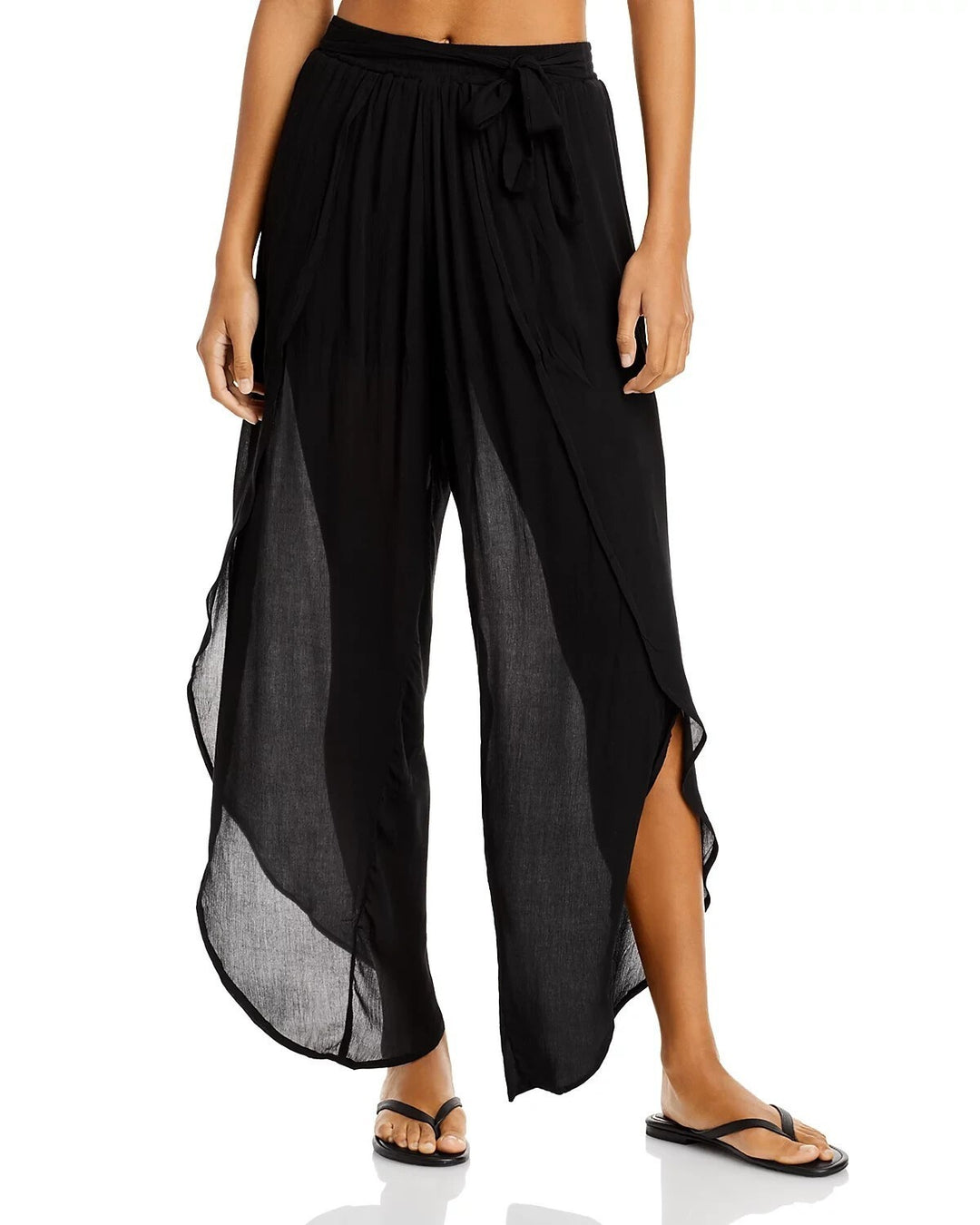 AQUA Swim Petal Beach Swim Cover-Up Pants MSRP $78