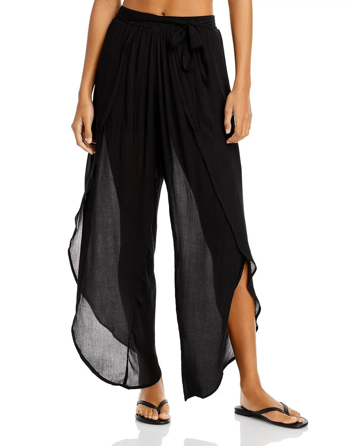 AQUA Swim Petal Beach Swim Cover-Up Pants MSRP $78