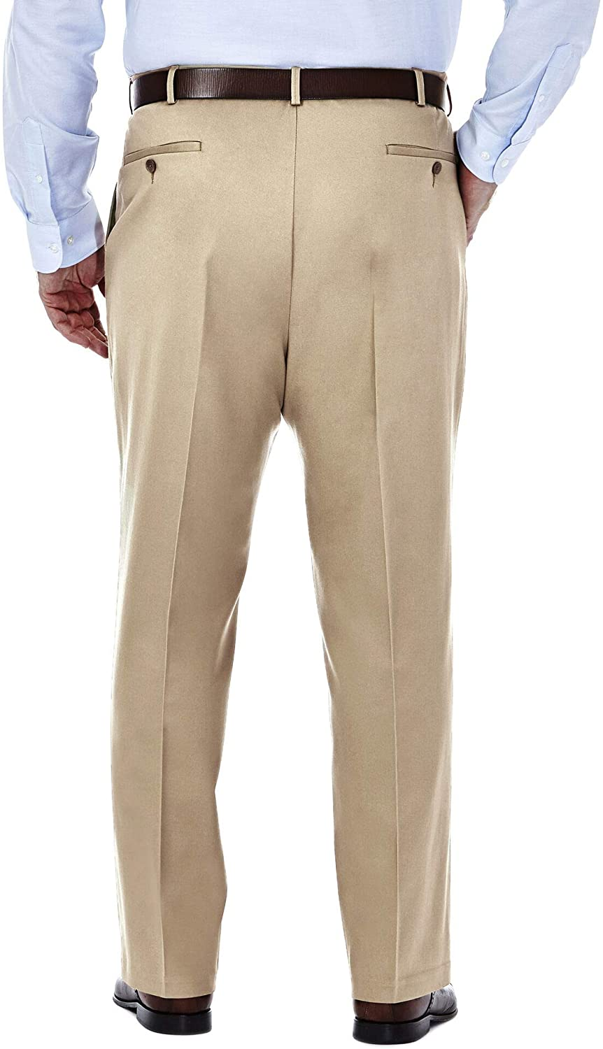 Haggar Men's Big & Tall Premium No Iron Khaki Waistband Pants MSRP $80