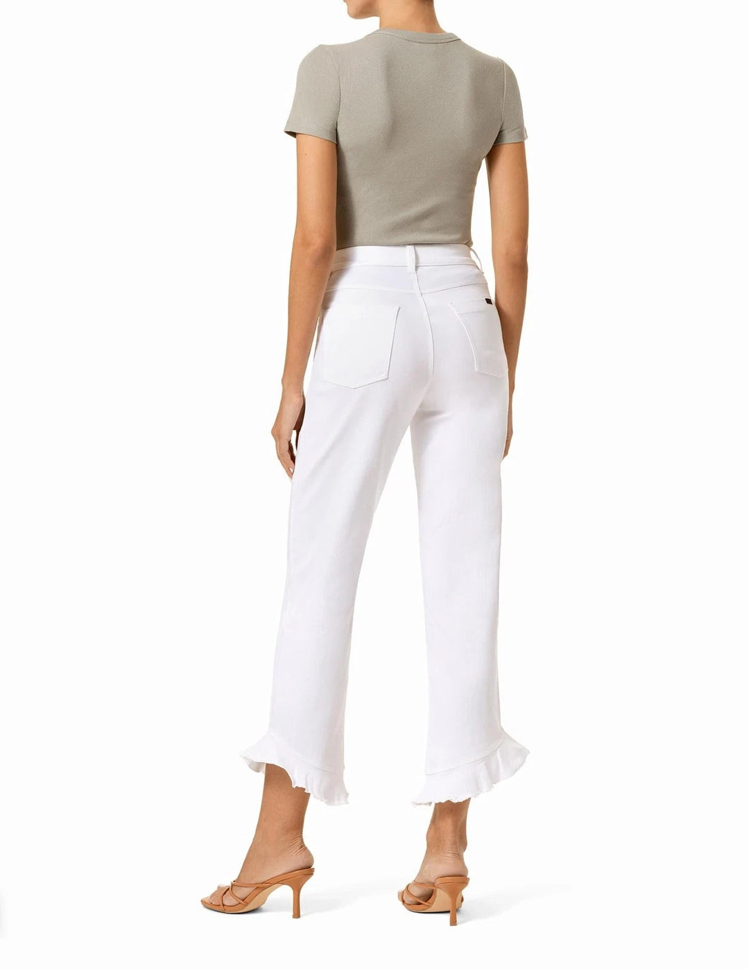 Hue ® Women's Ruffle Denim Crop Leggings MSRP $58