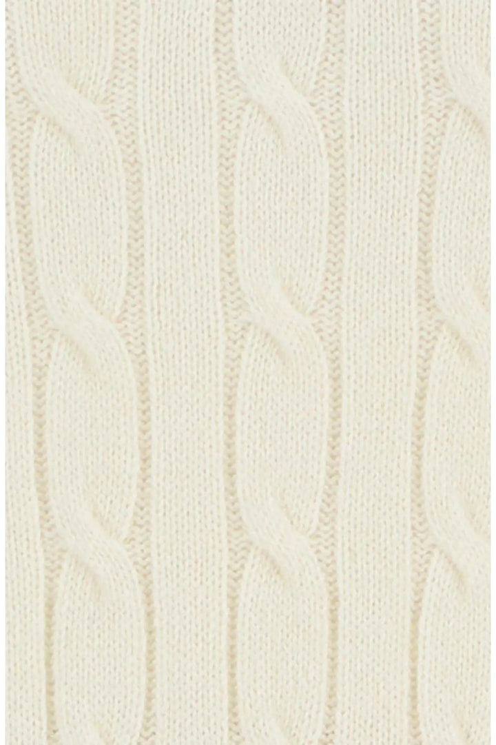 Barbour Evie Cable Stitch Polo Sweater MSRP $170