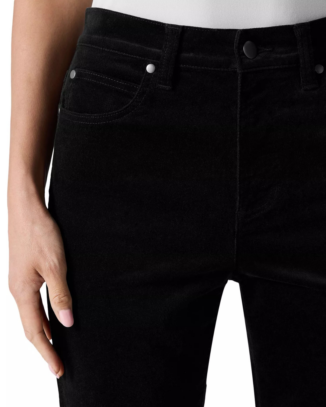 Eileen Fisher High Waist Slim Velveteen Ankle Jeans MSRP $188