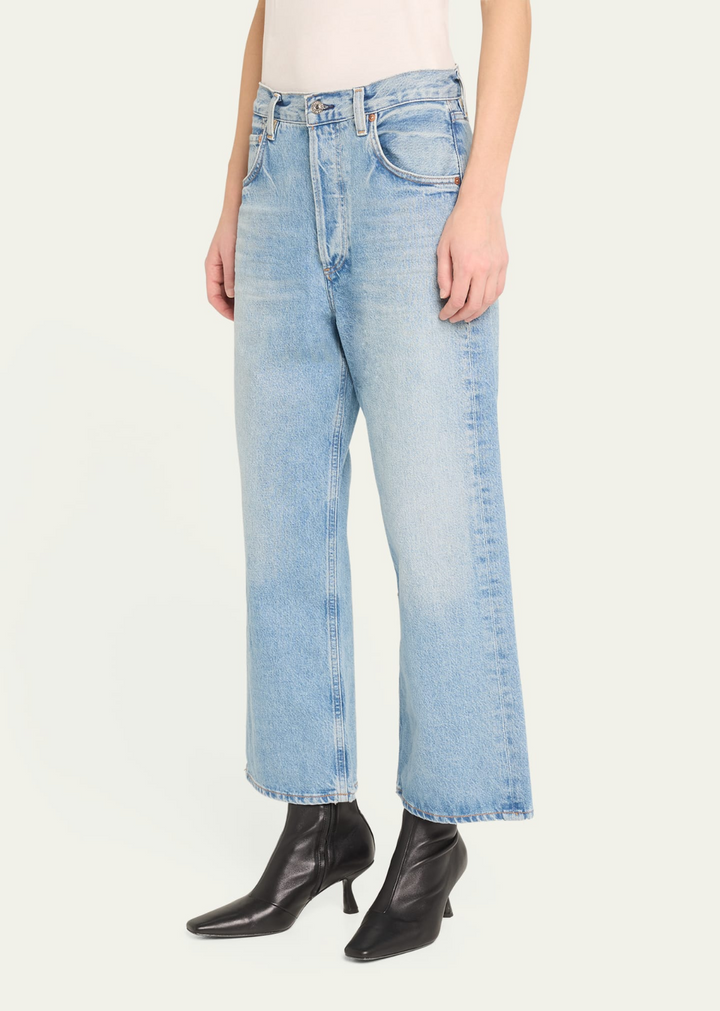 Citizens of Humanity Gaucho Vintage Wide Leg Jeans in Misty MSRP $248