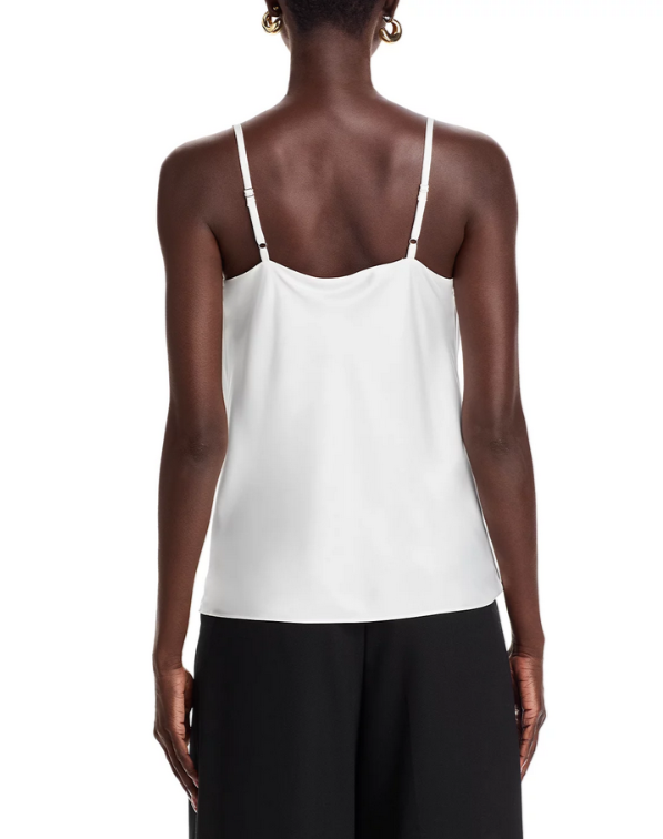 Elie Tahari The Katrina Drape Neck Top MSRP $195