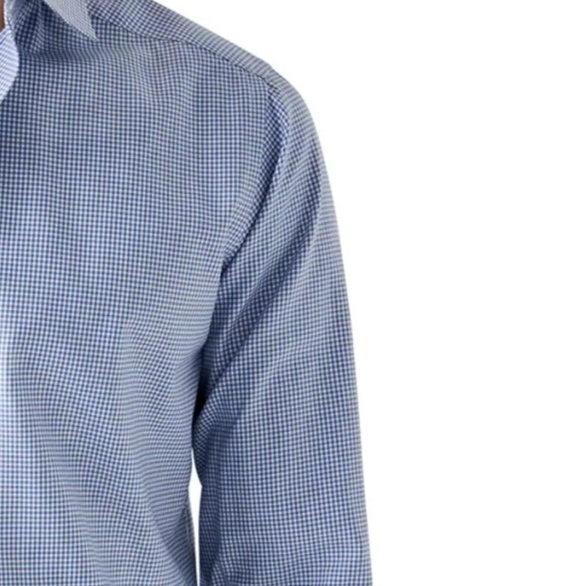 Eton Contemporary Fit Micro Check Shirt MSRP $285