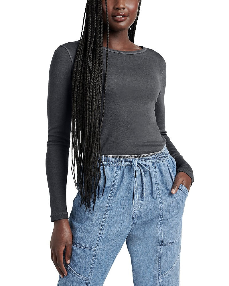 Splendid Classic Long Sleeve Tee MSRP $58