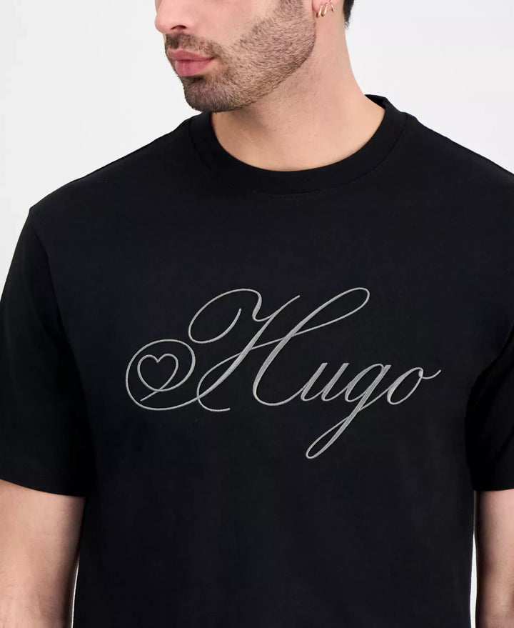 HUGO Men's Embroidered T-Shirt MSRP $69