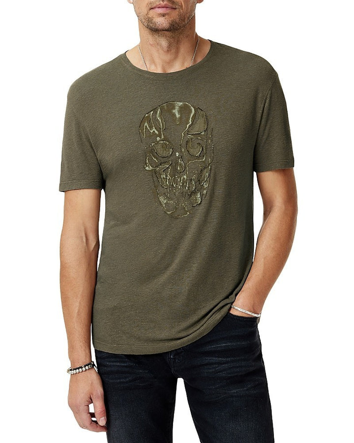 John Varvatos Chain Skull Tee MSRP $168
