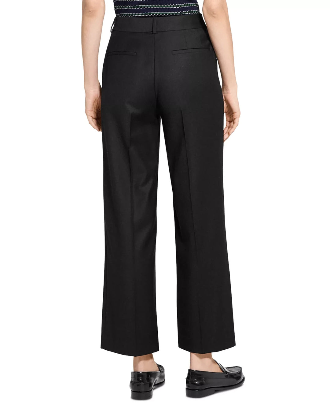 Theory Classic Wool Wide Leg Pants MSRP $265